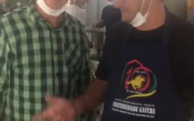 Doação para Associação dos Moradores do Jardim Verde.